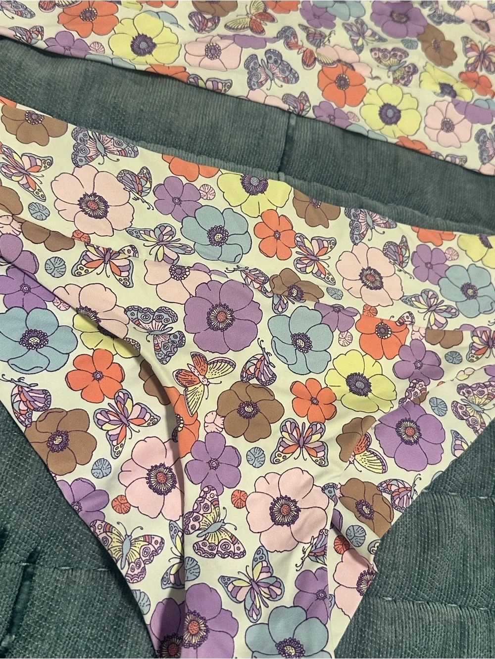 Frankie's Bikinis Mariposa Floral Butterfly Swimwear Set